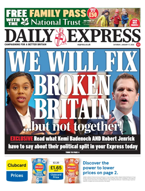 Cover of Daily Express