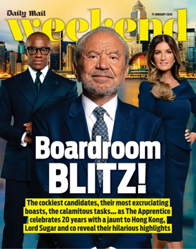 Cover of Daily Mail Weekend Magazine