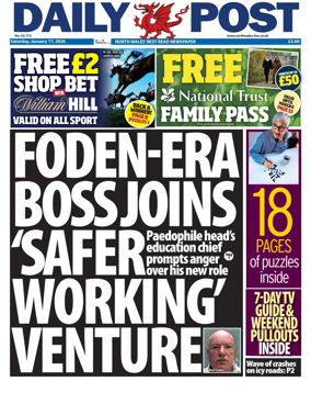 Cover of Daily Post (North Wales)