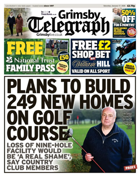 Cover of Grimsby Telegraph