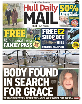 Cover of Hull Daily Mail