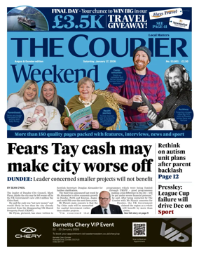 Cover of The Courier & Advertiser (Angus and Dundee)