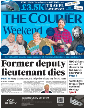 Cover of The Courier & Advertiser (Perth and Perthshire Edition)