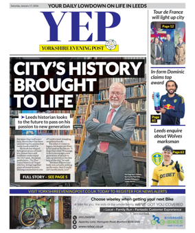 Cover of Yorkshire Evening Post