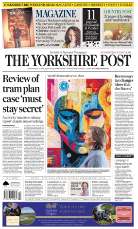 Cover of Yorkshire Post