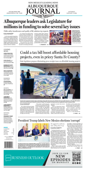 Cover of Albuquerque Journal