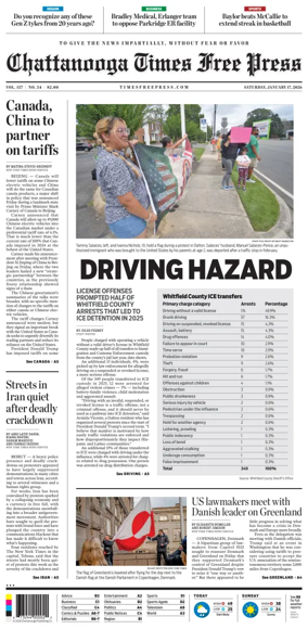 Cover of Chattanooga Times Free Press