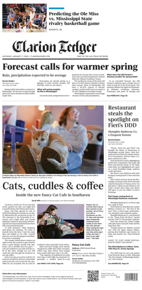 Cover of Clarion Ledger