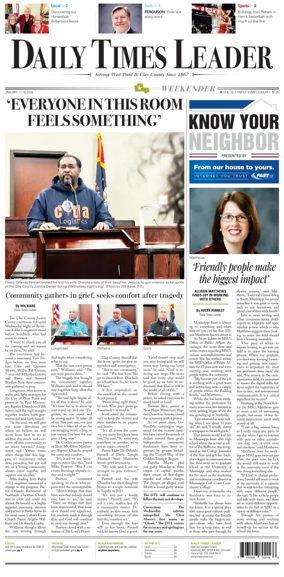 Cover of Daily Times Leader