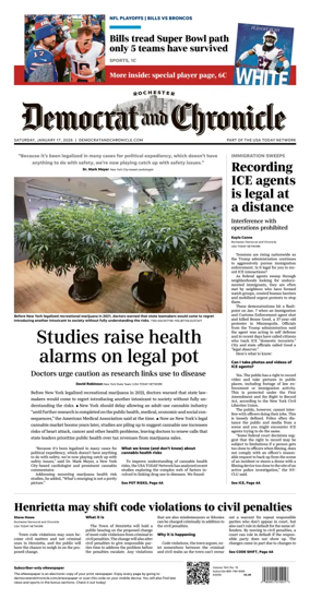 Cover of Democrat and Chronicle