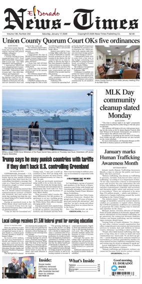 Cover of El Dorado News-Times (VCID - Camden News)