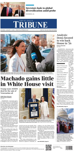 Cover of Great Falls Tribune