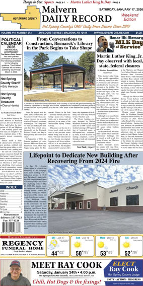 Cover of Malvern Daily Record