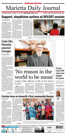 Cover of Marietta Daily Journal