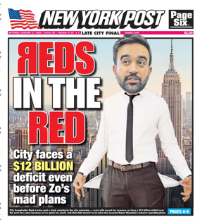 Cover of New York Post