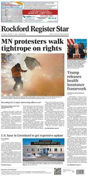 Cover of Rockford Register Star