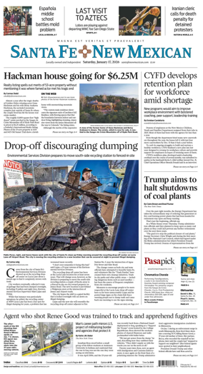 Cover of Santa Fe New Mexican