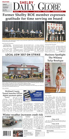 Cover of Shelby Daily Globe