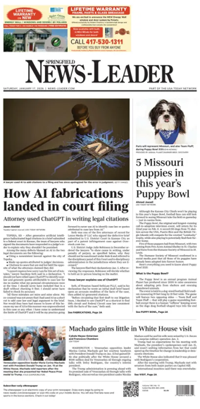 Cover of Springfield News-Leader