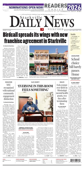 Cover of Starkville Daily News