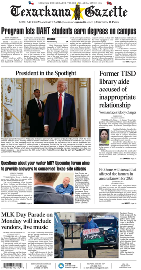 Cover of Texarkana Gazette