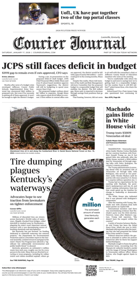 Cover of The Courier-Journal (Louisville)