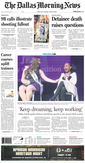 Cover of The Dallas Morning News