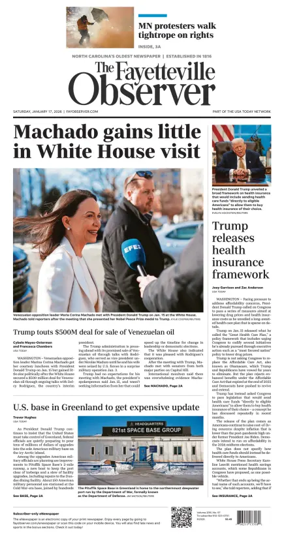 Cover of The Fayetteville Observer