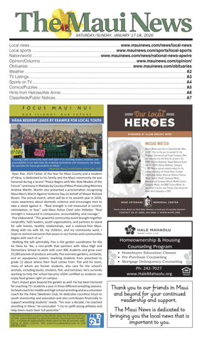 Cover of The Maui News - Weekender