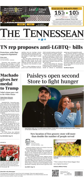 Cover of The Tennessean