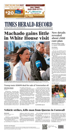 Cover of Times Herald-Record