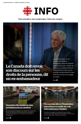 Cover of Radio-Canada Info