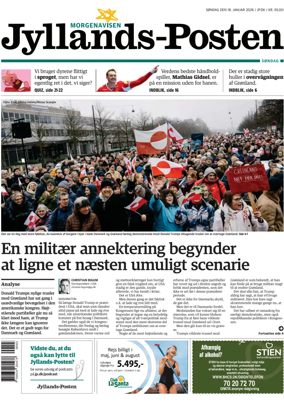Cover of Jyllands-Posten Sondag