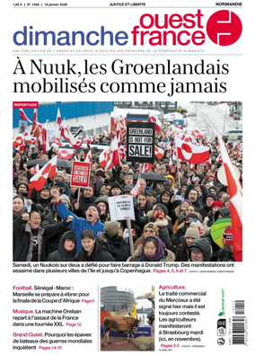 Cover of Dimanche Ouest France (Normandie)