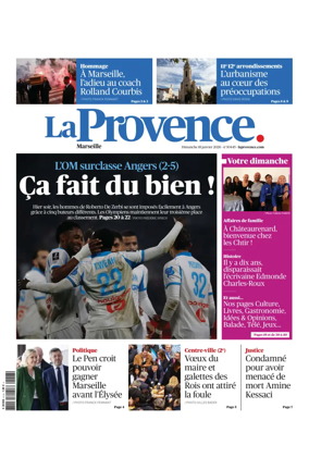 Cover of La Provence Marseille