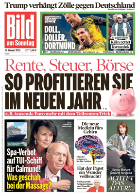 Cover of Bild am Sonntag