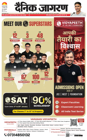 Cover of Dainik Jagran - Varanasi