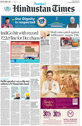 Cover of Hindustan Times (Amritsar)
