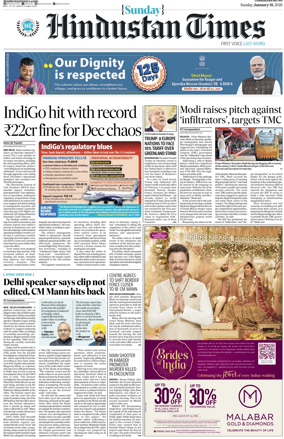 Cover of Hindustan Times (Chandigarh)