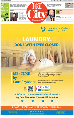 Cover of Hindustan Times (Gurgaon) - City