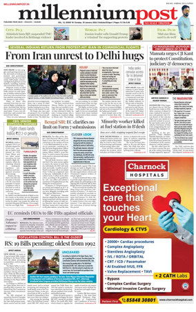 Cover of Millennium Post (Kolkata)