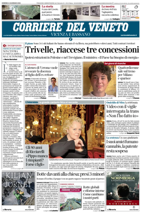 Cover of Corriere del Veneto (Vicenza e Bassano)