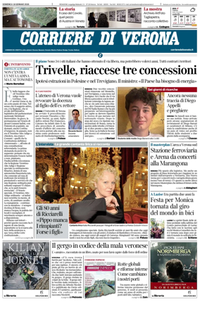Cover of Corriere di Verona
