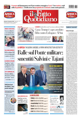 Cover of Il Fatto Quotidiano