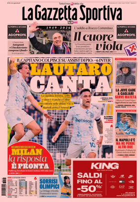 Cover of La Gazzetta dello Sport