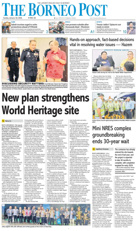 Cover of The Borneo Post (Sabah)