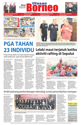 Cover of Utusan Borneo (Sabah)