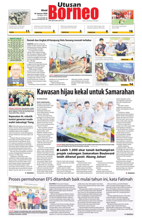 Cover of Utusan Borneo (Sarawak)