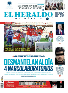 Cover of El Heraldo de Mexico