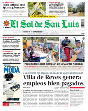 Cover of El Sol de San Luis Potosi
